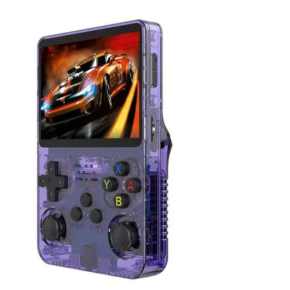 Consola de videojuegos portátil Retro R36S, sistema Linux, pantalla IPS de 3,5 pulgadas, reproductor de vídeo de bolsillo R35S 64GB de juegos
